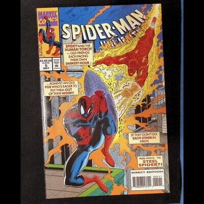 Spider-Man Unlimited, Vol. 1 5A 1st app. The Steel Spider (Ollie Osnick)