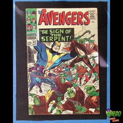 The Avengers, Vol. 1 32A 1st app. Bill Foster, 1st team app. Sons of the Serpent