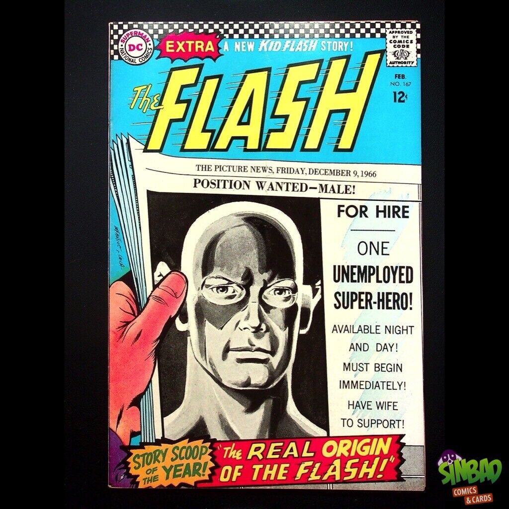 Flash, Vol. 1 167 Origin of The Flash (Barry Allen) retold