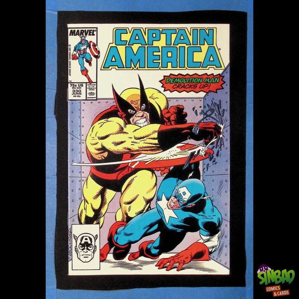 Captain America, Vol. 1 330A 1st full app. The Power Broker (Curtiss Jackson), 1