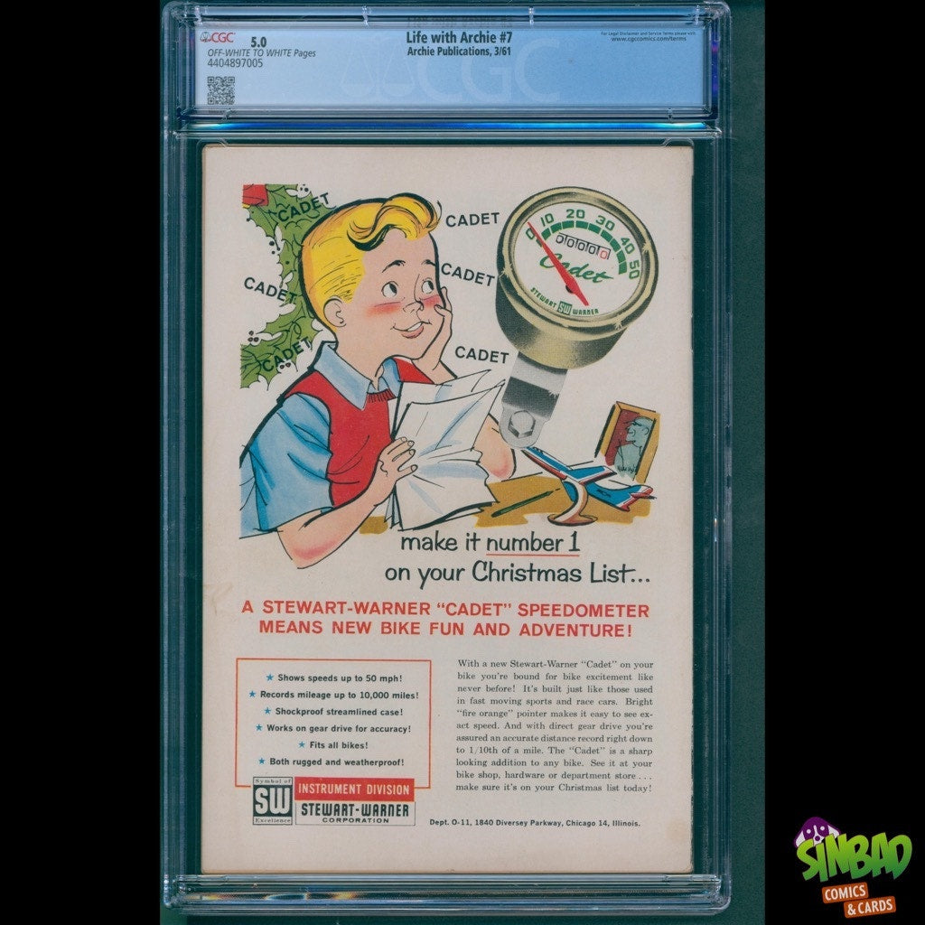 Life with Archie #7 Bob White cover CGC 5.0